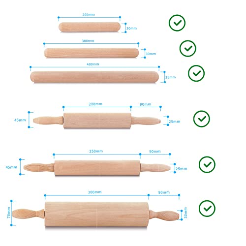 Rolling Pin Holder Rolling Pin Display Rack Rolling Pin Storage (2.5 x 4 x 4 inches)