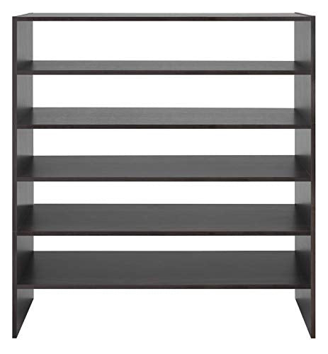 Stackable 2 Tier Shoe Shelf (Espresso / 31 INCH)