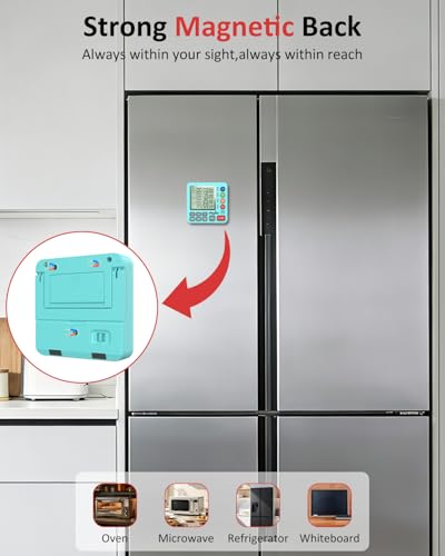 Digital Kitchen Timer with 4 Channel (Mint Green)