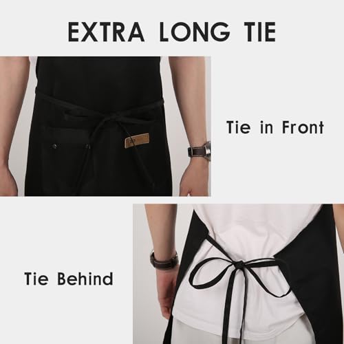 Extra Large Aprons for Men (Black)