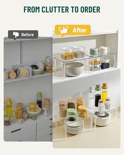 Acrylic Cabinet Organizer Set of 4