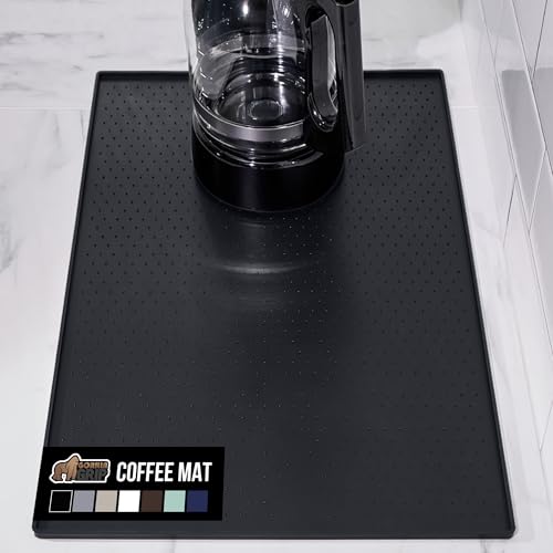 Silicone Coffee Mat (Black / 11.5" X 18.5")