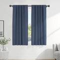 Living Room Curtains (Blue Haze / 52"W x 72"L (Pack of 2))