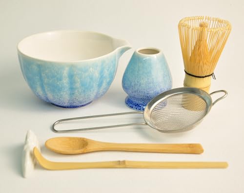 Matcha Whisk Set (Ice Blue)