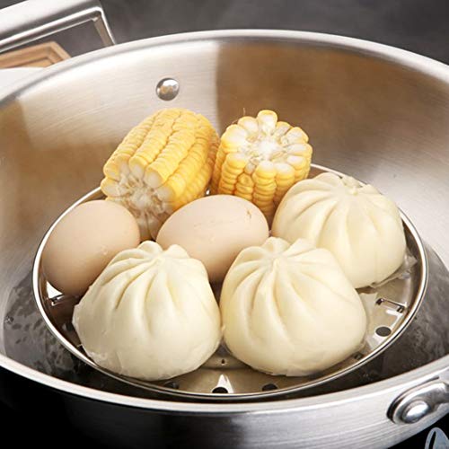 NRDBEEE Round Stainless Steel Rack 7.6" 8.5" 9.33" Inch Diameter Steaming Stand Canner Canning Racks Steamer Insert Stock Pot Steaming Tray Stand Pressure Cooker Cooking Toast Bread Salad