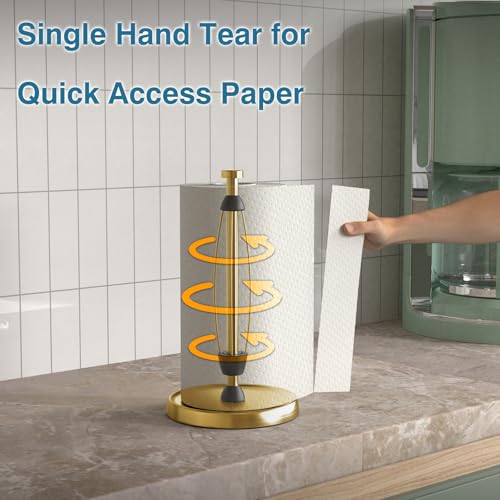Paper Towel Holder Countertop (Gold)