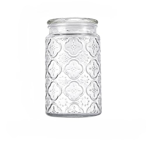 Glass Storage Containers With Lids (32oz Bigonia)