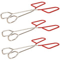 3pcs 10 inch Stainless Steel Heavy Duty Kitchen Tongs (10inch)