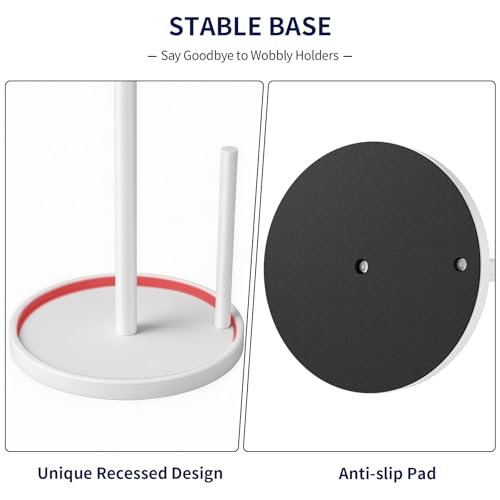 Paper Towel Holder Countertop (White)