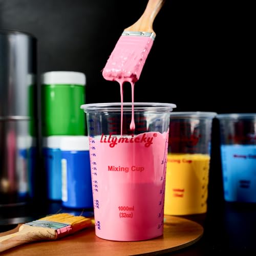25 Pack Plastic Mixing Cups
