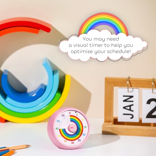 Visual Timer for Kids (Pink)