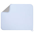 12 * 16 inch Microfiber Dish Drying Mat (Light Blue / 12" x 16")