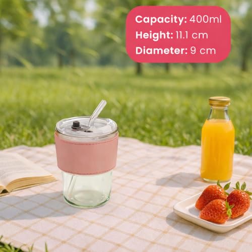 13 oz Tumbler Water Glass (1 Piece Pink)