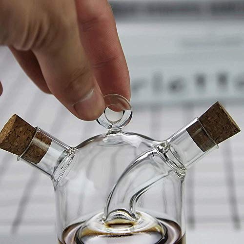 Olive Oil and Vinegar Dispenser Cruet Bottles (2.5 Ounces)