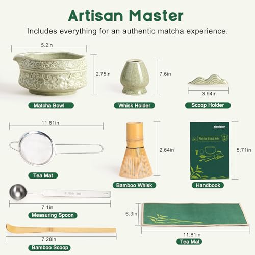 Matcha Whisk Set (Soft Green)
