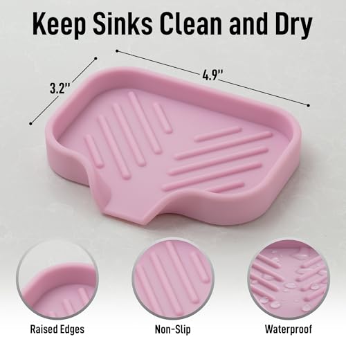 Small Silicone Sponge Holder (Pink (Small) / Small (4.9x3.3))