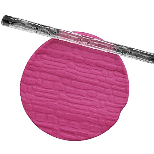Acrylic Rolling Pin with 28 Patterns (52014 wall pattern)
