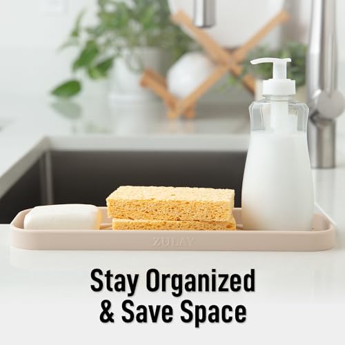 Large Silicone Sponge Holder (Ivory (Large) / Large (12x4))