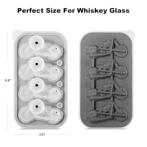 3D Motorcycle Ice Cube Tray (Motorcycle)
