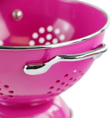Calypso Basics by Reston Lloyd Powder Coated Enameled Colander (3 Quart / Magenta)