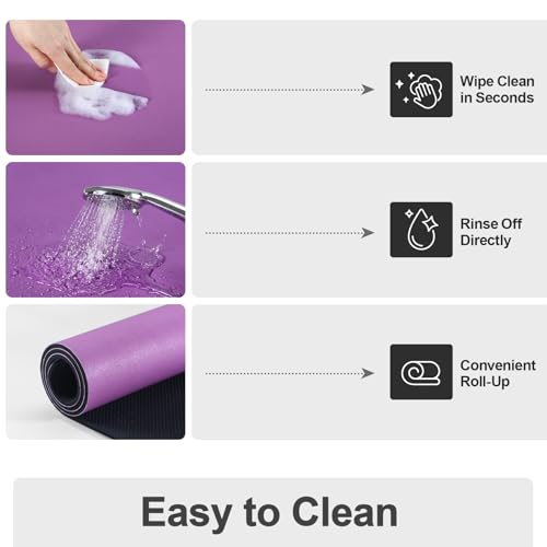 Dish Drying Mat for Kitchen Counter (Purple / 16" x 24")