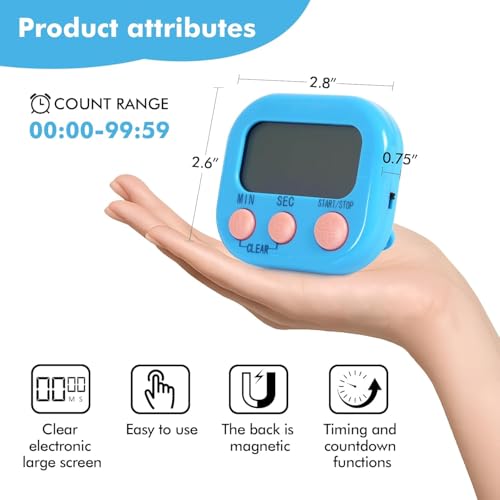 12 Pack Digital Timer for Kids Classroom