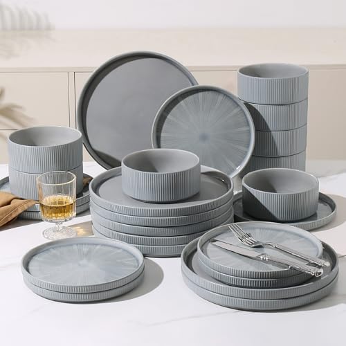 Dinnerware Sets (Blue / 8-Set(24pcs))