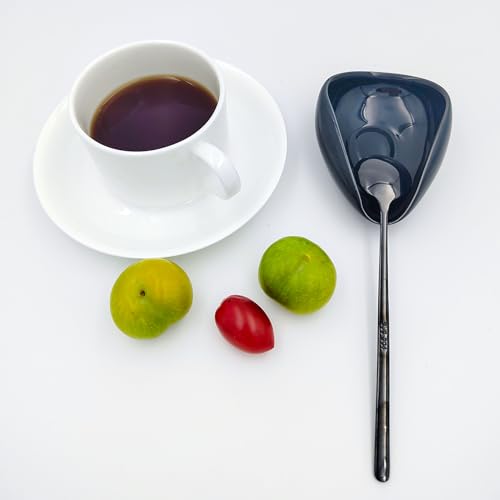 Mini Coffee Spoon Holder (Ture black+black Spoon)