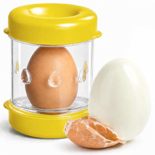 The Negg Boiled Egg Peeler (Yellow)