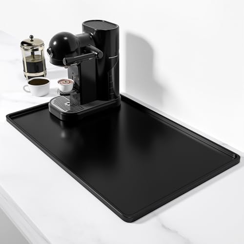 Silicone Coffee Mat (Black / 12" x 19")