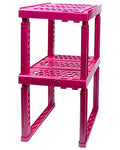 Locker Organizer Shelf (Magenta 2 Pack)
