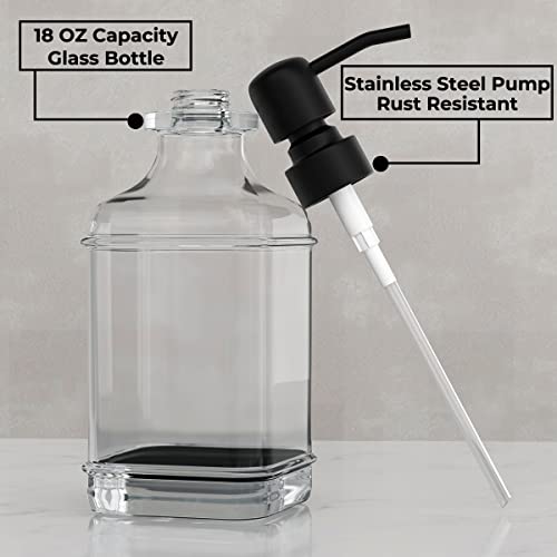 2 Pack Soap Dispenser (Black)