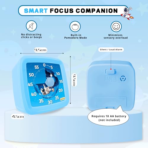 Visual Timer for Kids (Blue)
