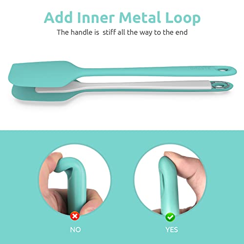 14in Extra Large Silicone Spatula (Aqua Sky / 14.2in)