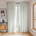 Ivory White 100% Blackout Curtains for Bedroom (Ivory White / 52"W x 108"L (Pack of 2))