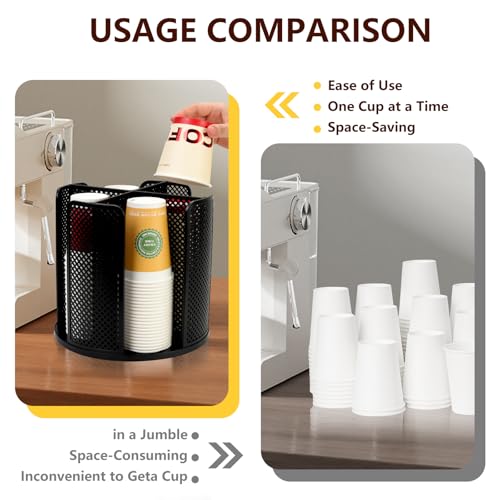 Coffee Cup Dispenser (black)
