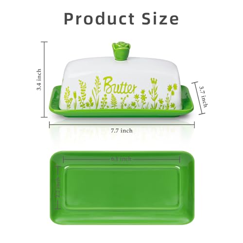 Ceramic Butter Dish with Lid