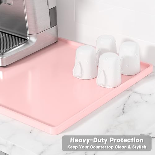 Silicone Coffee Mat (Pink / 12" x 19")