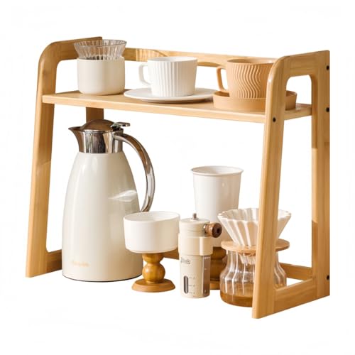 Natural Bamboo Coffee Station Organizer (Natural Bamboo)