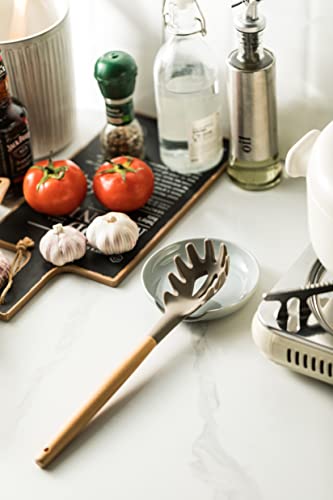 Spoon Rest for Stove Top & Kitchen Counter (Light Gray)
