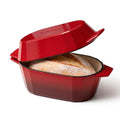 Enameled Cast Iron Sourdough Bread Oven (Red)