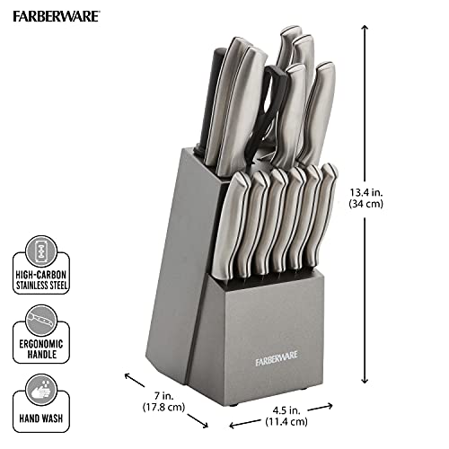 15 Piece Kitchen Knife Block Set (Graphite)
