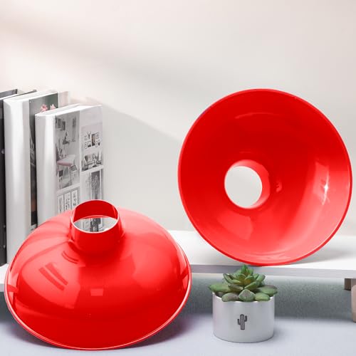 2 Pack Extra Large Wide Mouth Funnel 2.5" x 10" (Red)