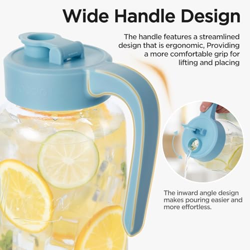 Mason Jar Pitcher (Sky)