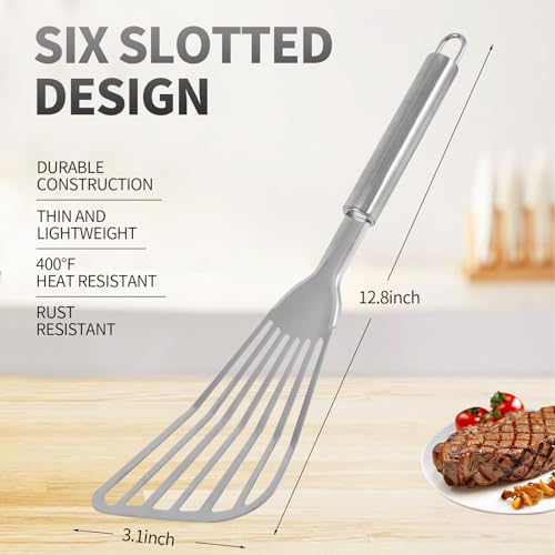 2Pack Fish Spatula Stainless Steel