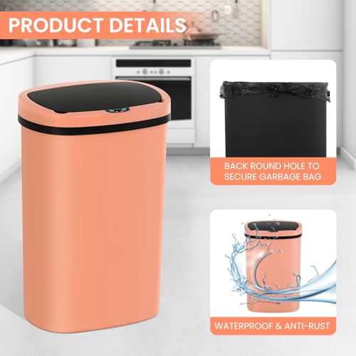 13 Gallon Trash Can (Pink)