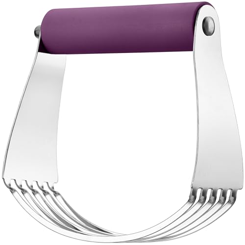 Large Dough Blender For Baking (Purple / 4" Large)