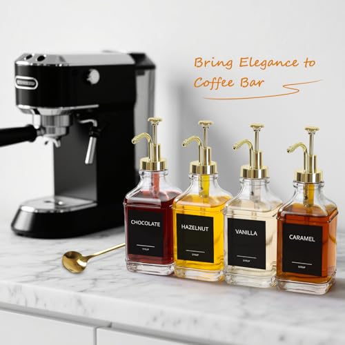 Gold Coffee Bar Accessories (Gold Pump)