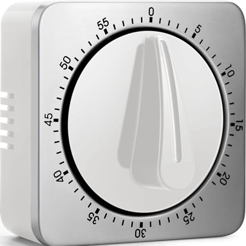Kitchen Timers for Cooking (White)