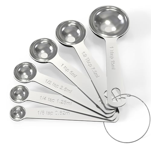 Stainless Steel Measuring Cups & Spoons Set